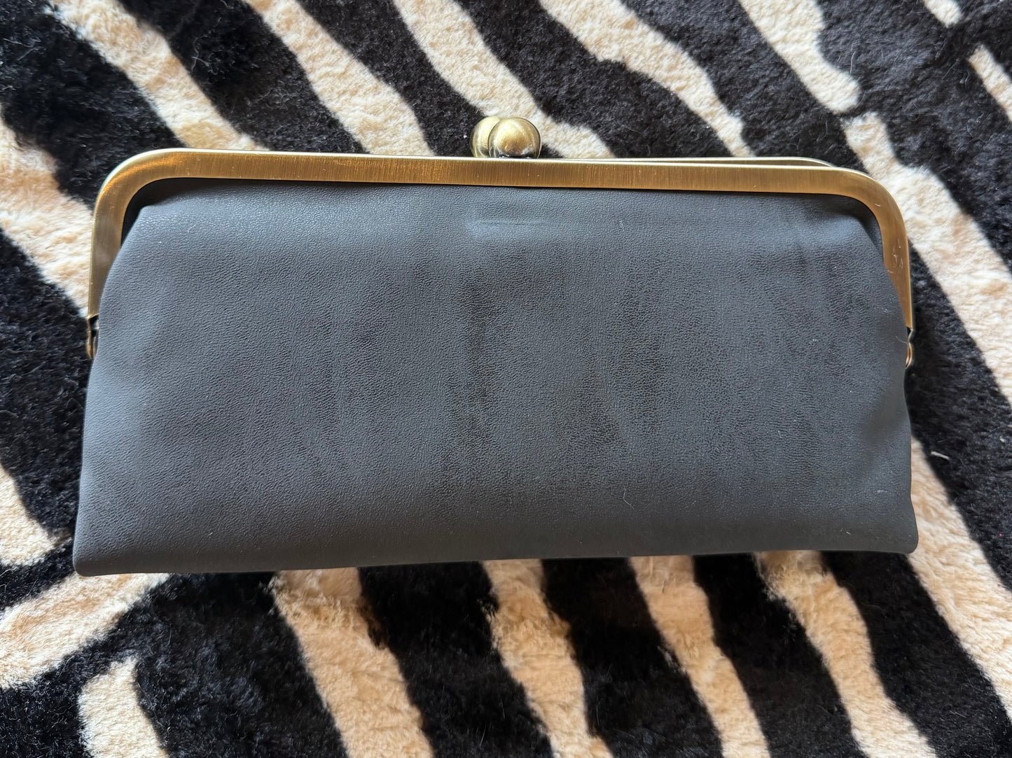 Double Pouch Button Wallet