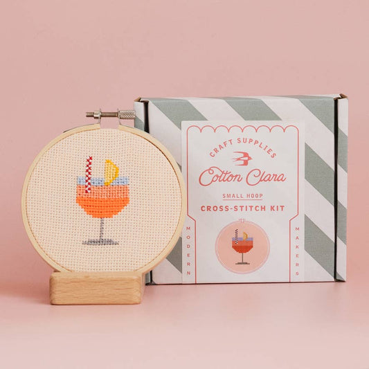 Cross Stitch Kit; Cocktail