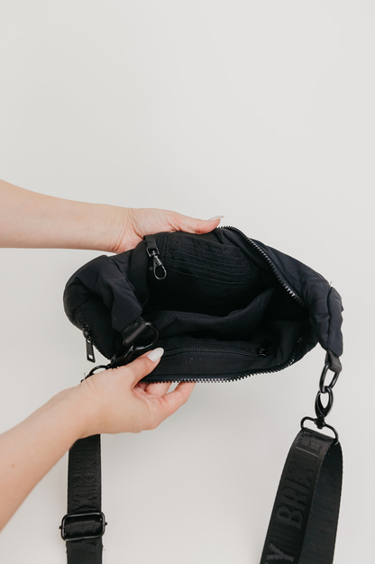 Brixley Crescent Bag- Onyx