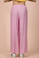 Wide Leg Woven Pants- Pink