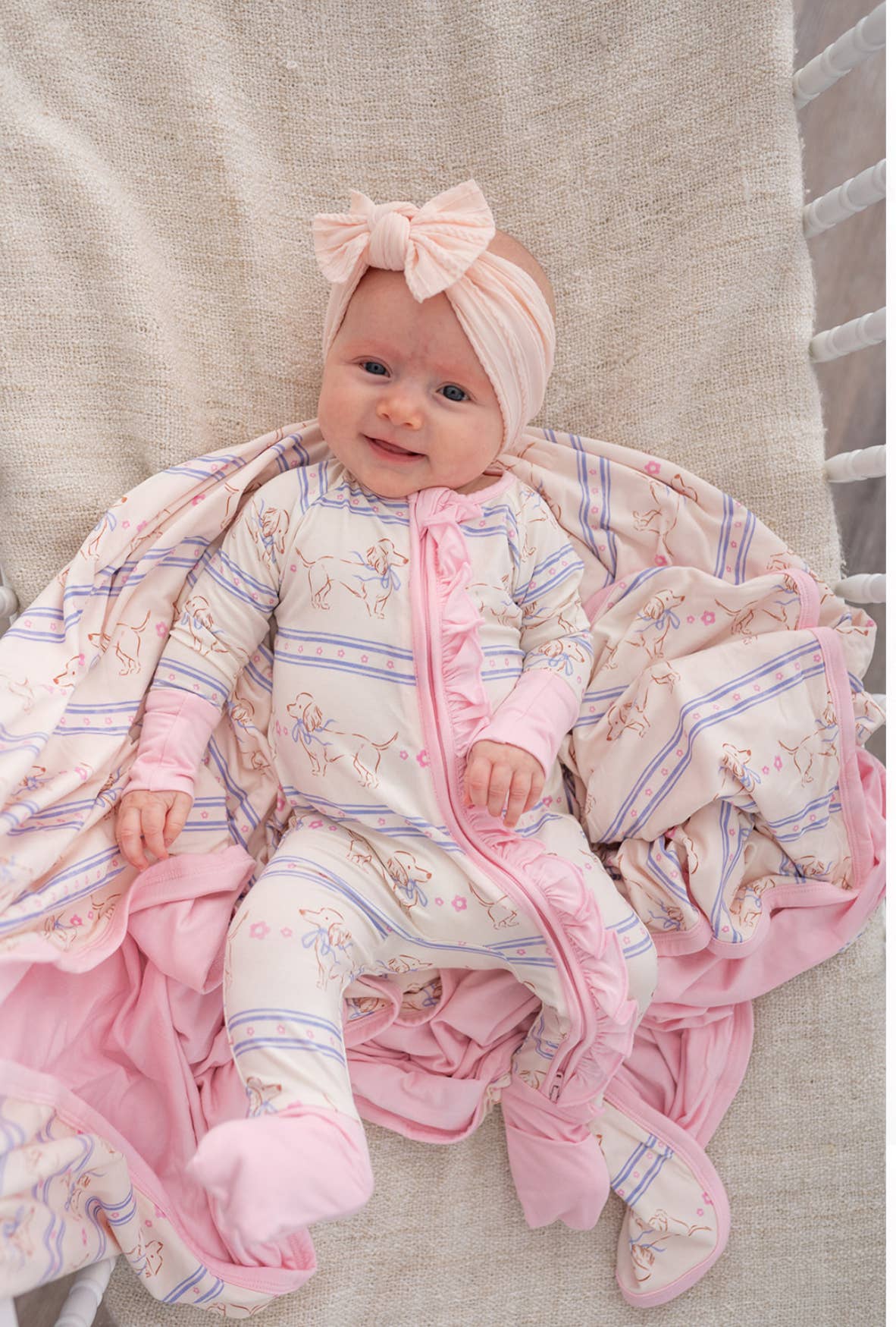 Darling Dachshund Ruffle Romper