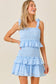 Smocked Ruffle Mini Dress