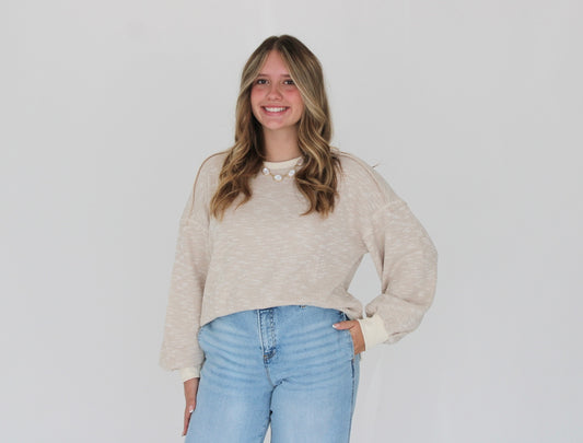 Willow Waffle Knit- Oatmeal