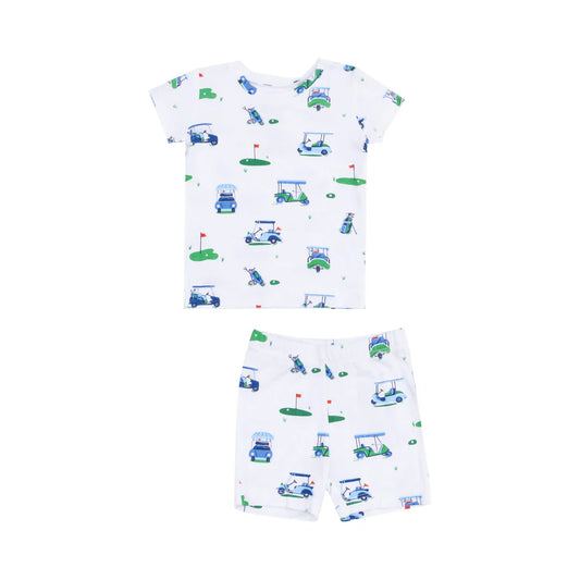 Golf Cart Fun Shortie Set- Angel Dear