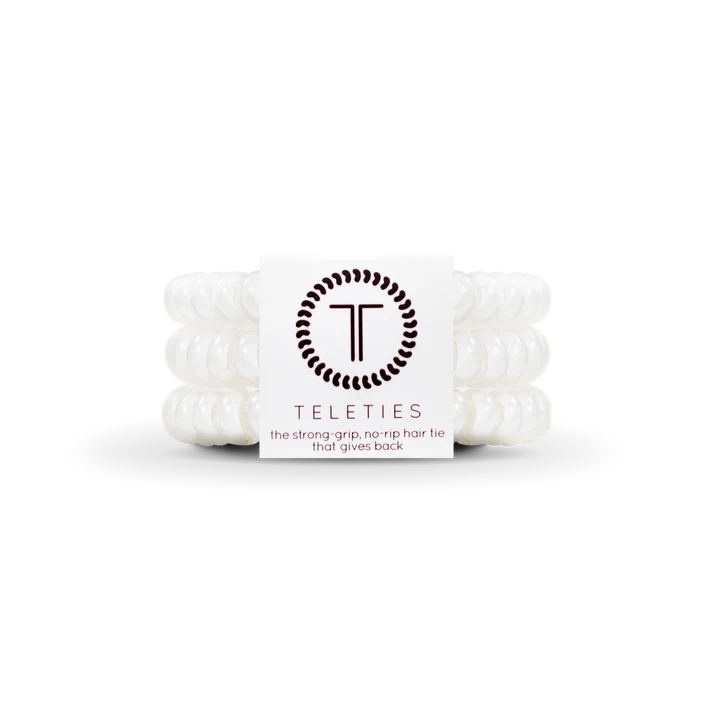 Coconut White Small Hair Ties