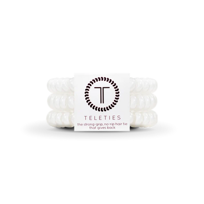 Coconut White Small Hair Ties