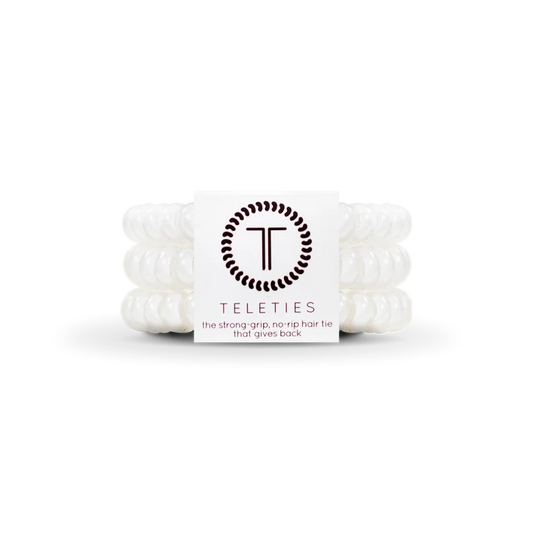 Coconut White Small Hair Ties