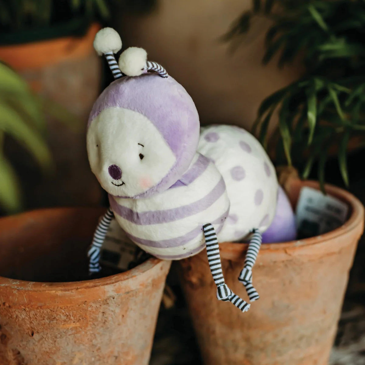Bunnies by the Bay Stuffy- Purple Caterpillar