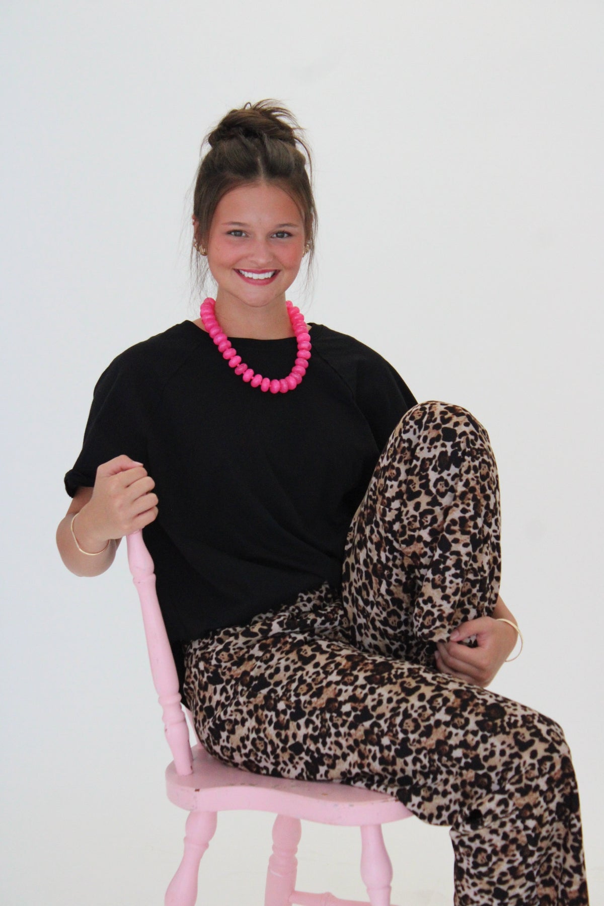 Untamed Leopard Wide Leg Pants