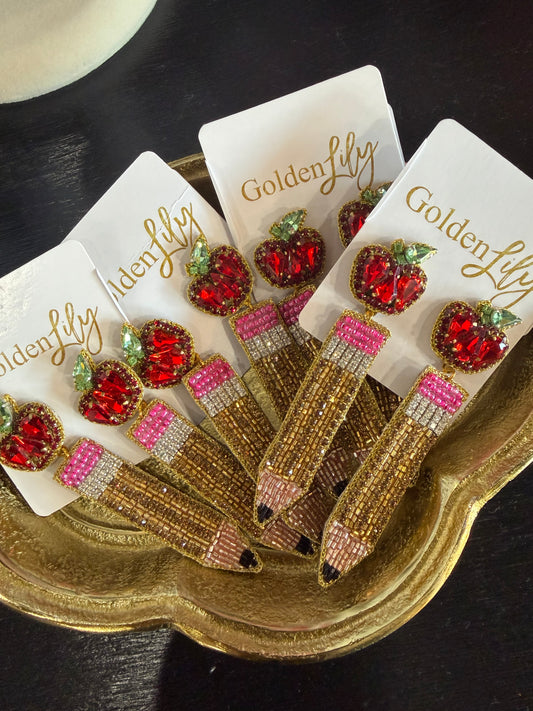 Bling Earrings- Pencil