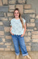 The Skylar Denim from Lovervet Super High-Rise Wide Leg Cuff Denim