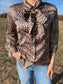 Willow Wild Satin Tie Blouse