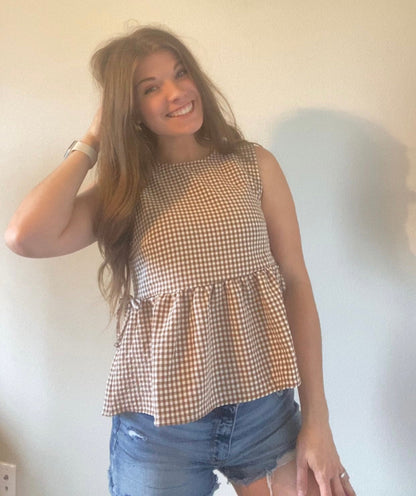 Gingham Top