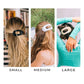 Coconut White Small Flat Round Hair Clip