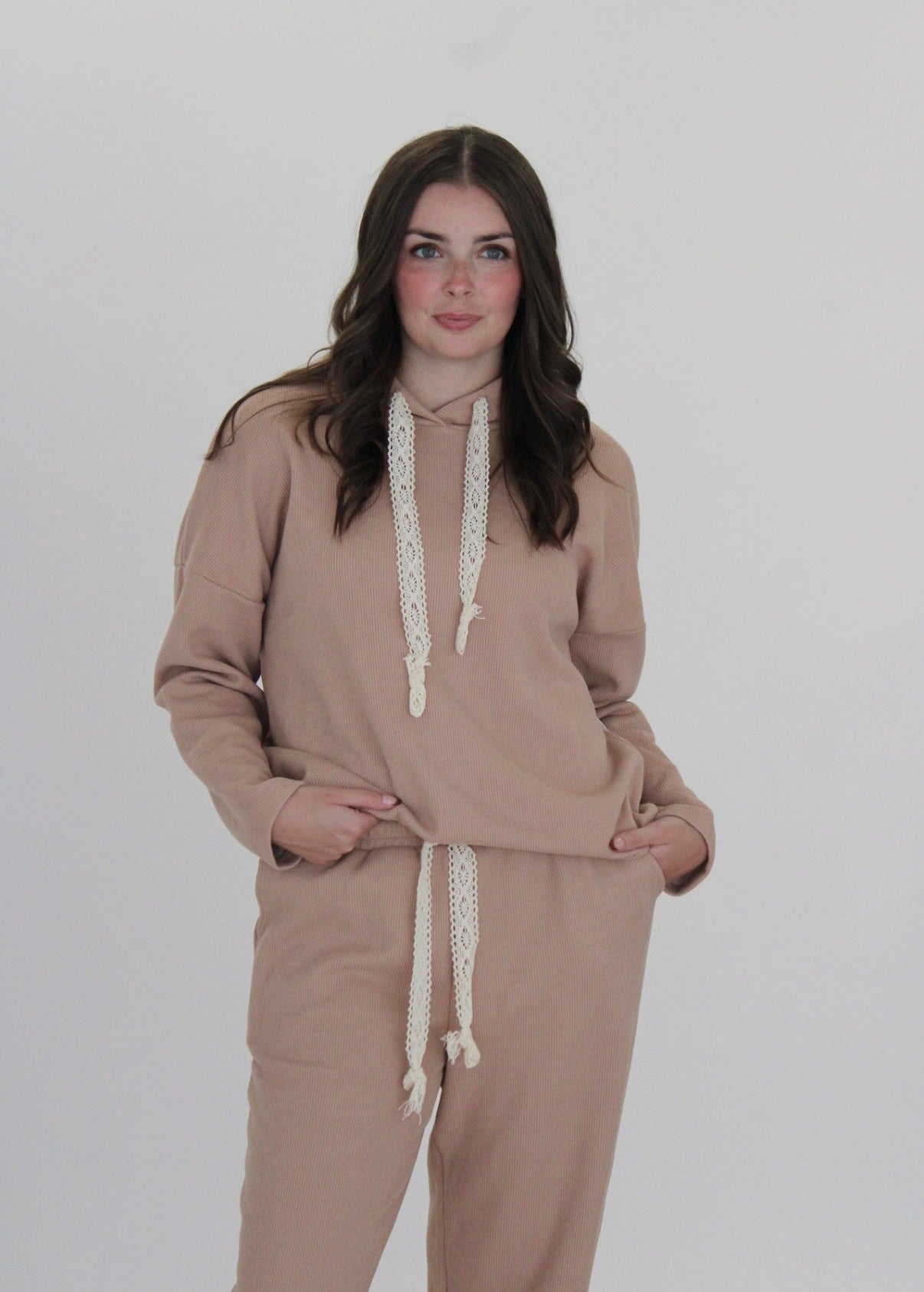 Corded Lace Hoodie