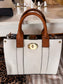 Leather Snap Handbag