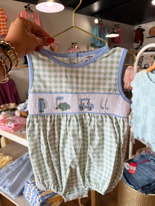 Hand Smocked Golf Bubble