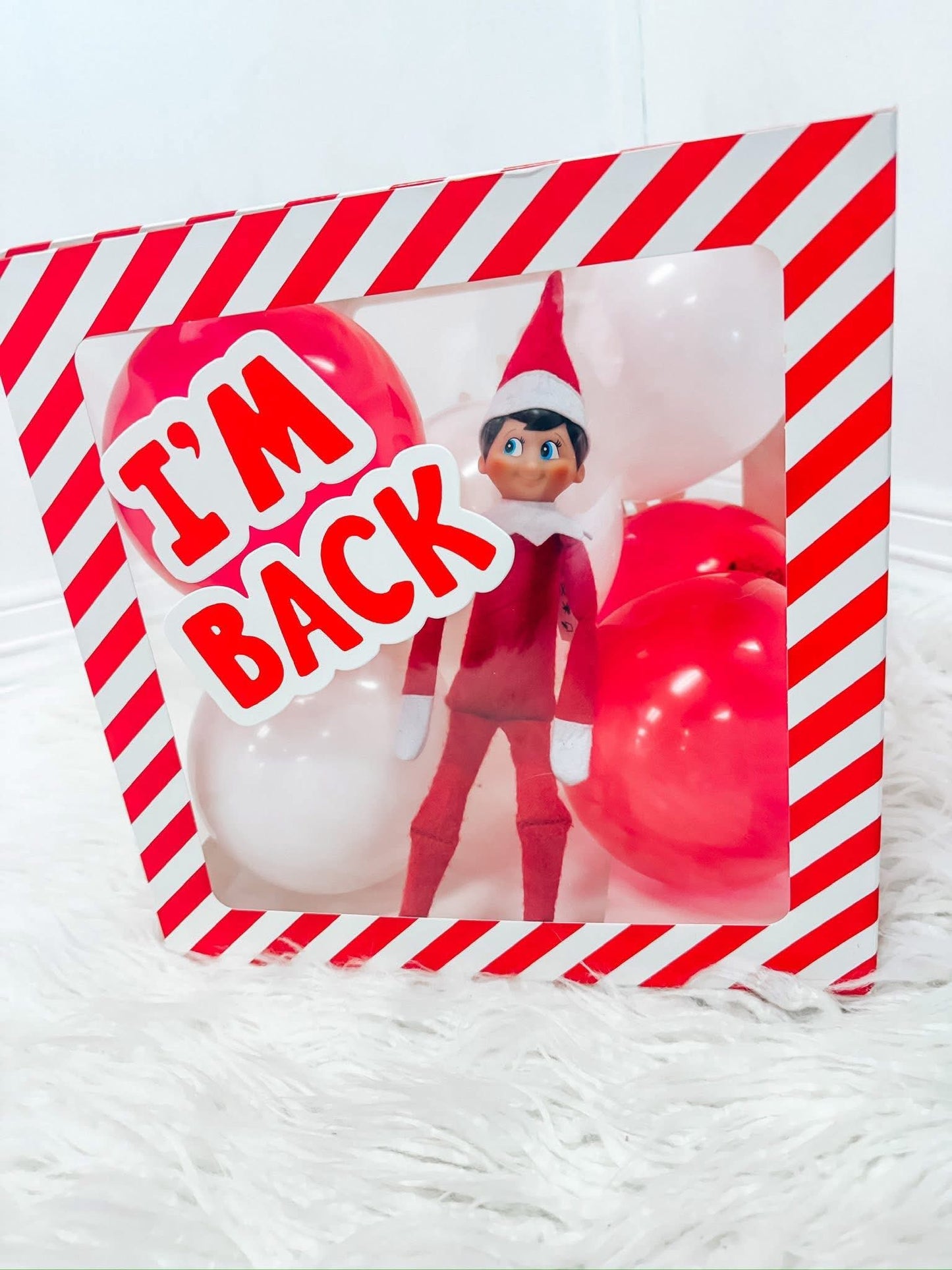 Welcome Back Elf Pop-Up Box