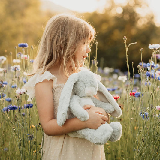 Bunnies by the Bay Stuffy
- Little Nibble 12" Bunny Gray