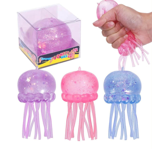 Glitter Jellyfish Squishy