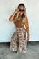 Plaid Behavior Wide Leg Pants