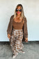 Plaid Behavior Wide Leg Pants