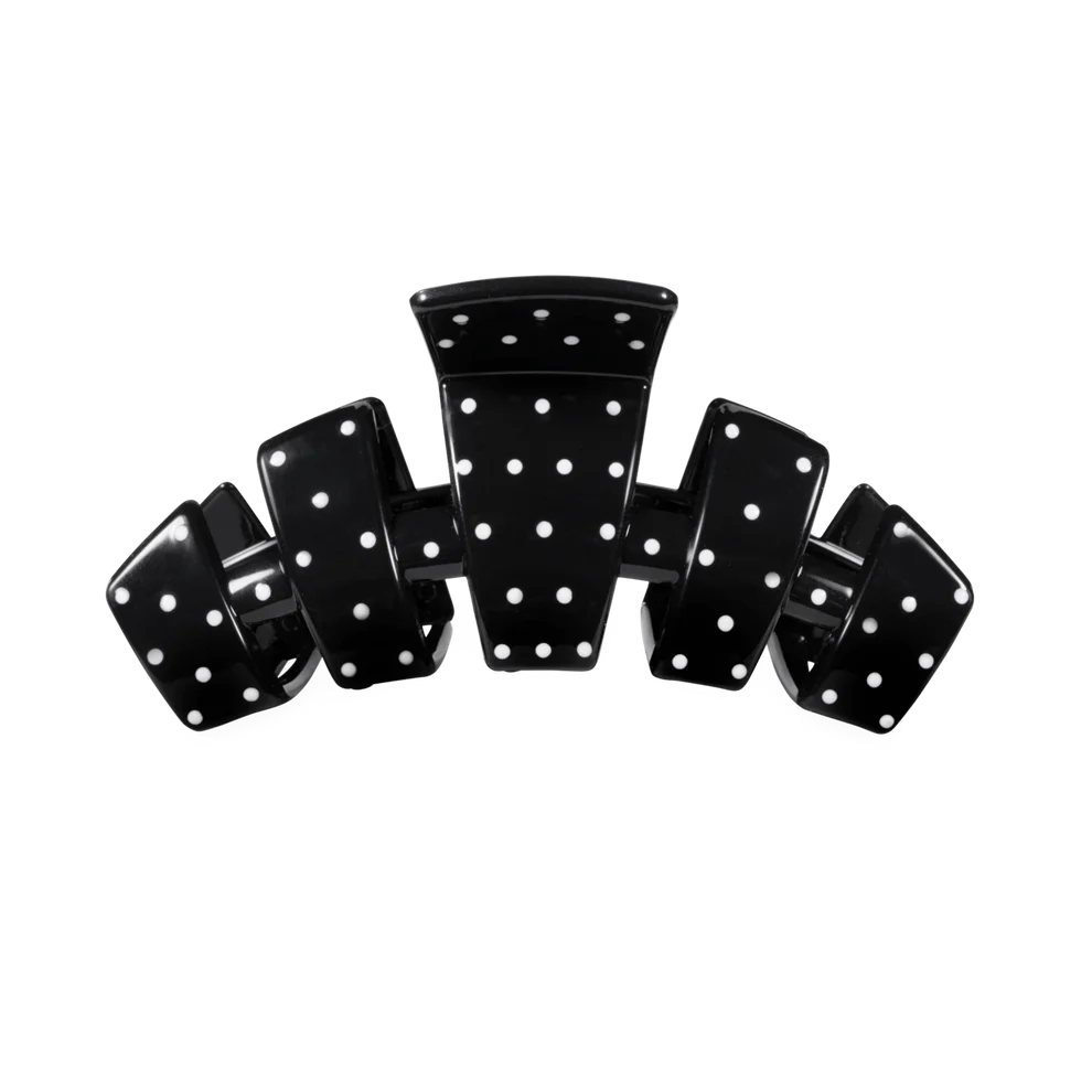 Classic Black Polka Dot Party Medium Claw Clip - Medium