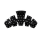 Classic Black Polka Dot Party Medium Claw Clip - Medium