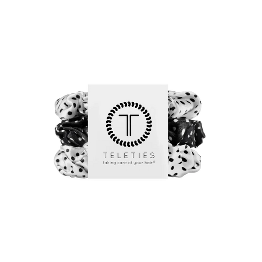 Polka Dot Party Large Silk Scrunchies - Large