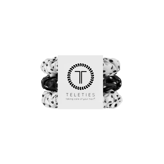 Polka Dot Party Small Silk Scrunchies - Small