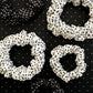 Polka Dot Party Small Silk Scrunchies - Small