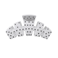 Classic White Polka Dot Party Medium Claw Clip - Medium