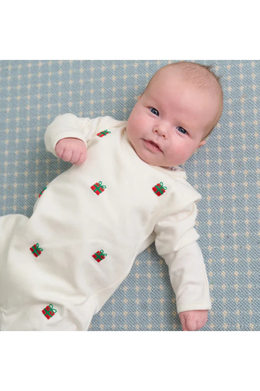 TBBC Perfect Present Embroidered Romper