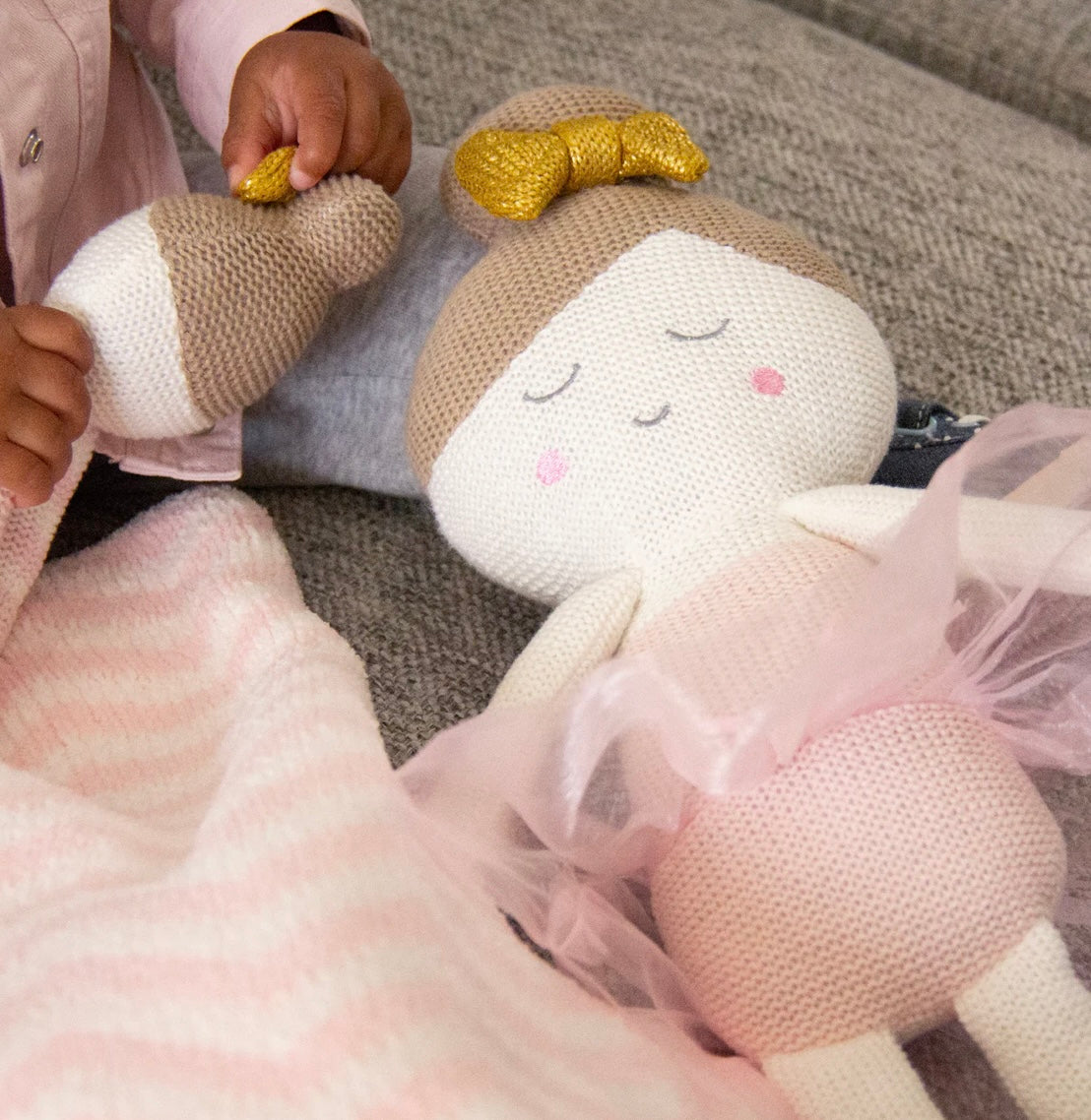Knitted Ballerina Lovey