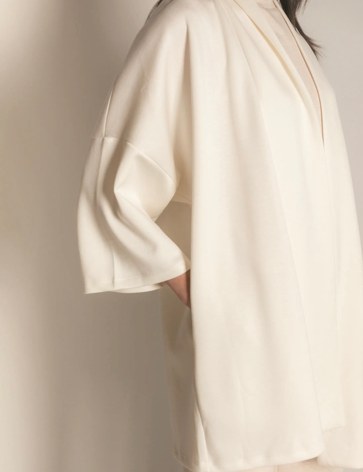 Ivory Scuba Cardigan