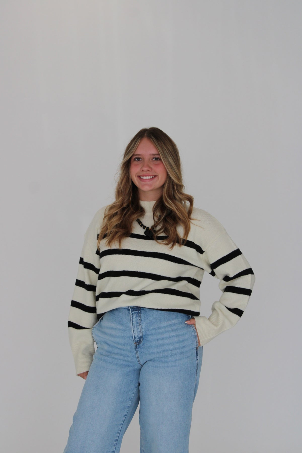 Dream State Striped Sweater