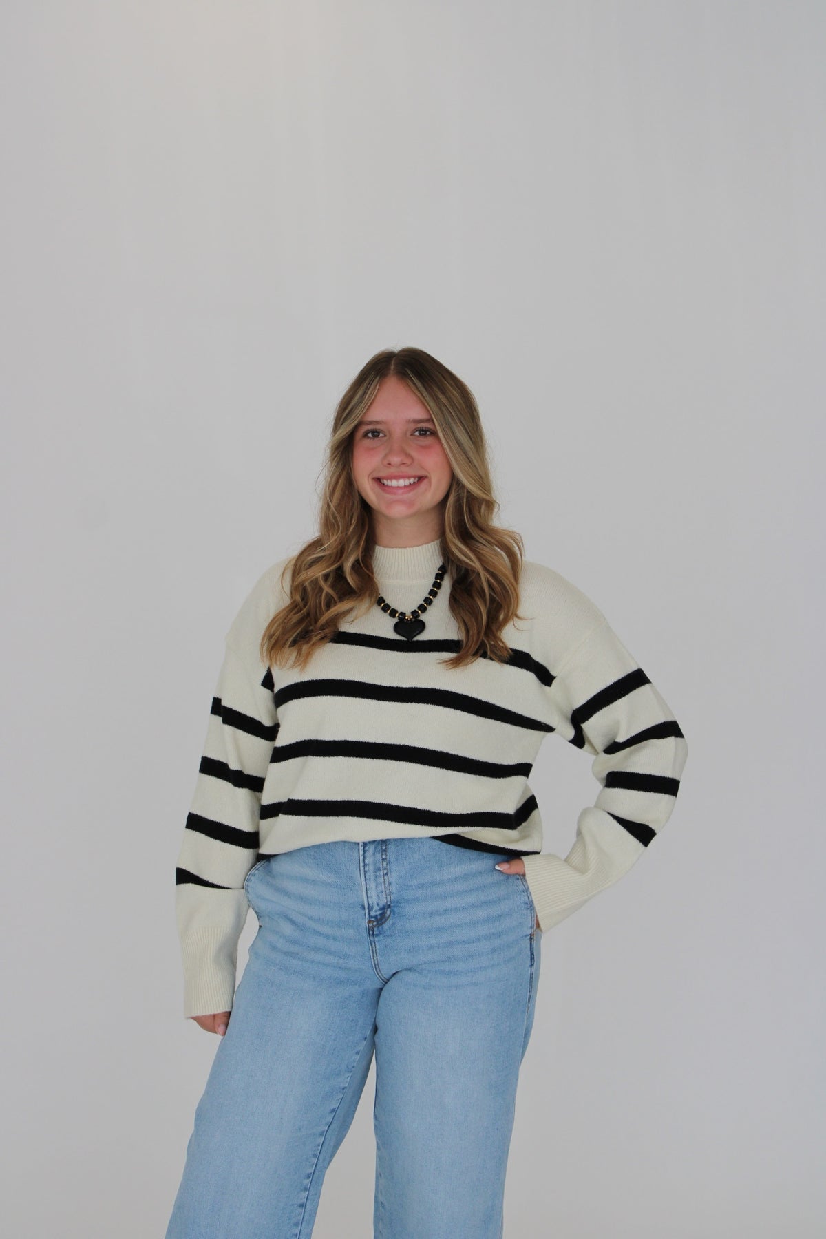 Dream State Striped Sweater