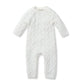 White Cable Knit Sweater Romper