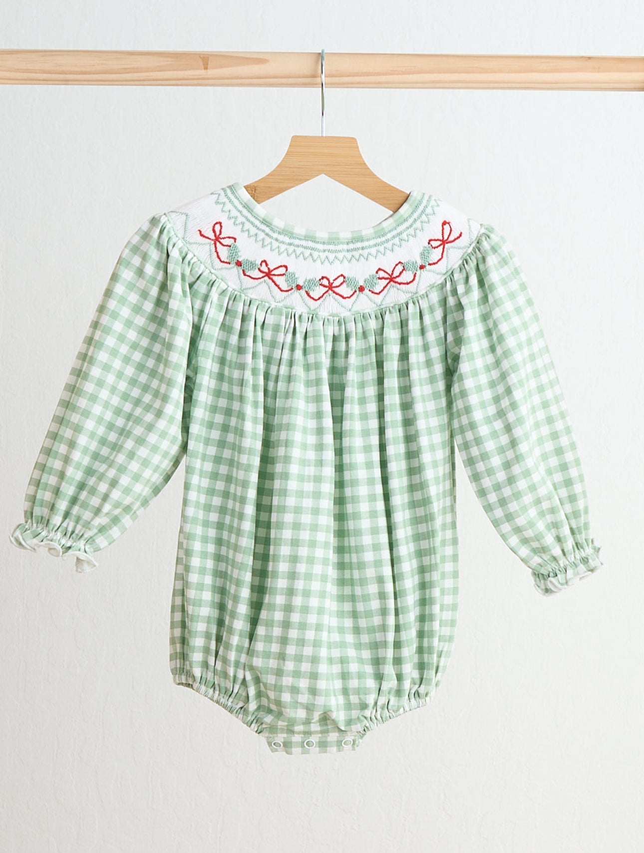 Hand Smocked Holiday Bubble