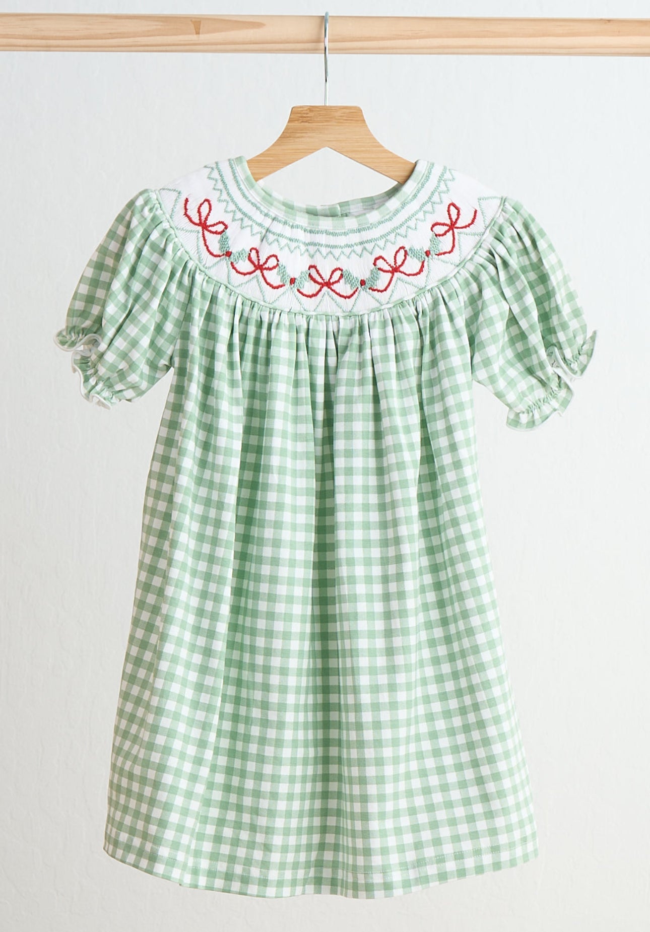 Hand Smocked Holiday Dress