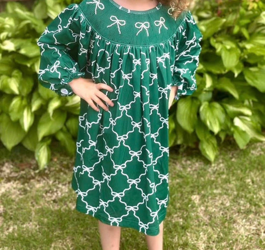 Emerald Pearls Dress