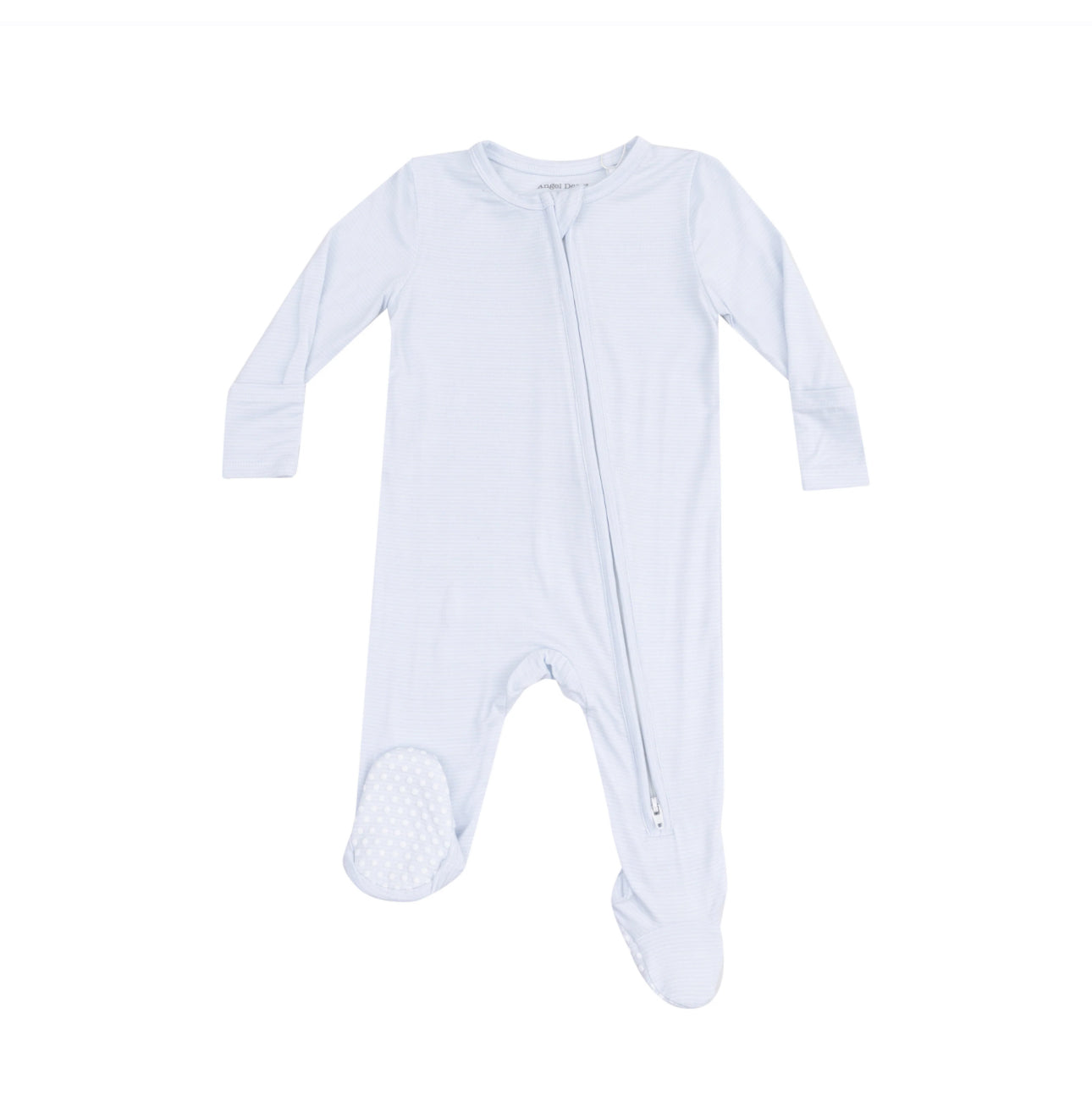 2 Way Zipper Footie - Stripe Classic Blue