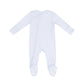 2 Way Zipper Footie - Stripe Classic Blue