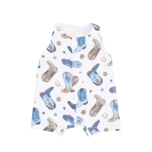 Lil' Cowboy Sleeveless Romper