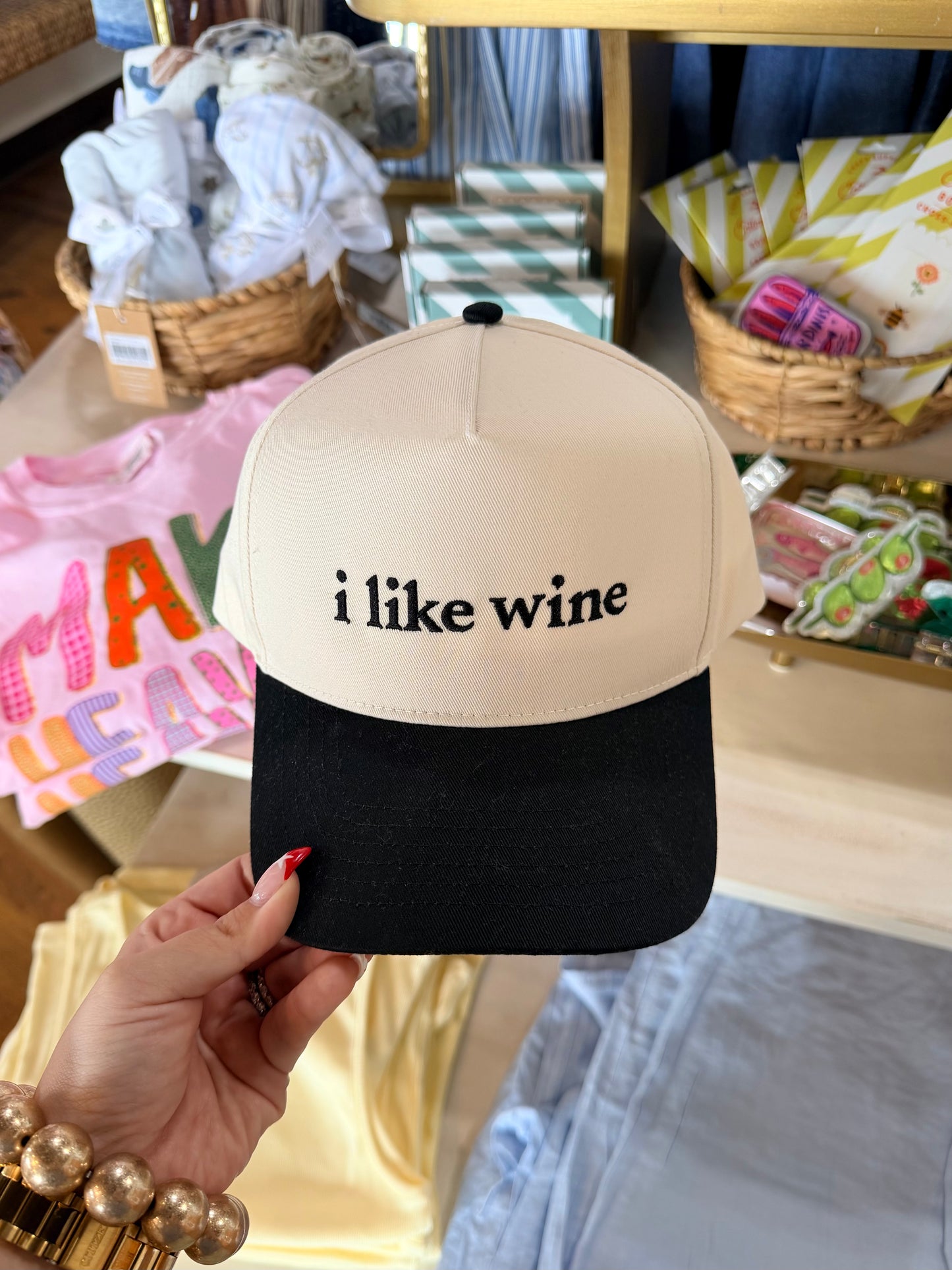 I Like Wine Hat