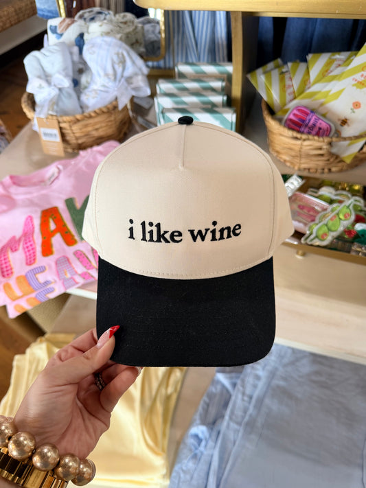 I Like Wine Hat