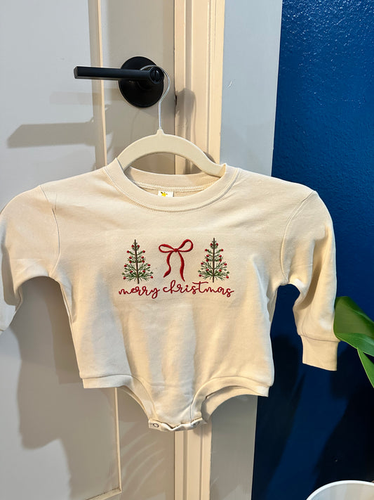 Embroidered Merry Christmas Bubble