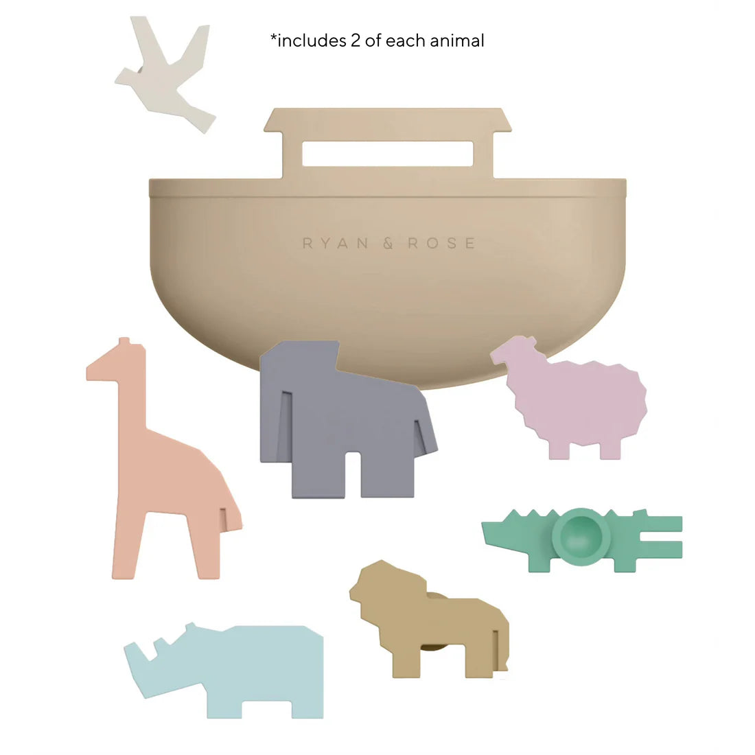 Noah’s Ark Silicon Suction Toy