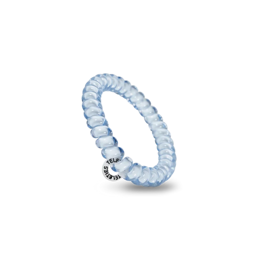 Washed Denim Small Hair Ties
