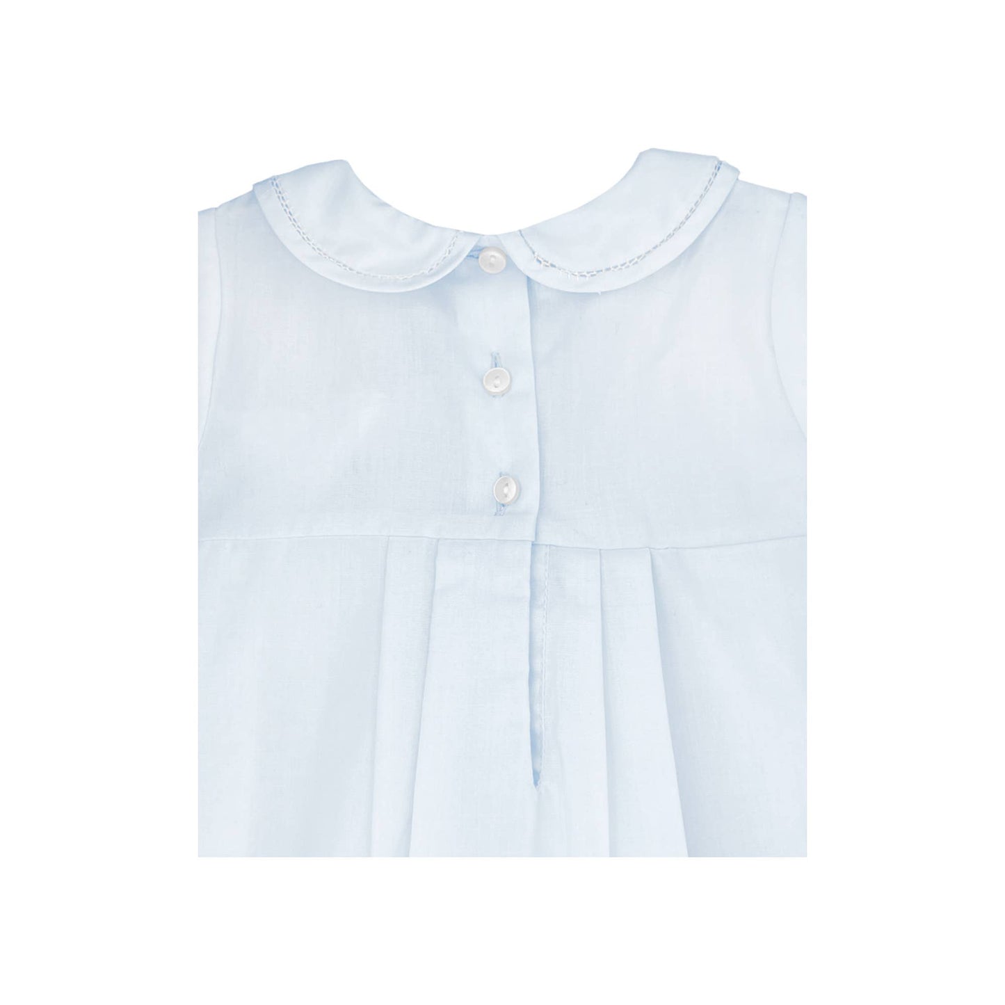 Baby Blue Smocked Bubble
